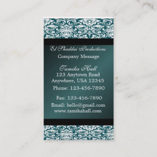 Emerald Sparkle Business   Ministry Card