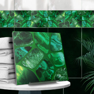 Emerald Spring - Cells collage N2 Tile