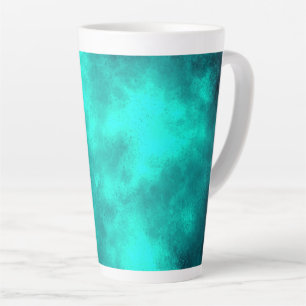Emerald storm cloud latte mug