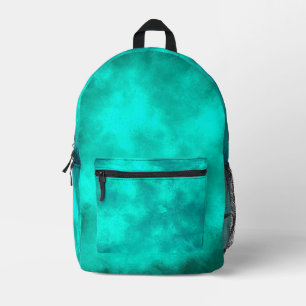 Emerald Storm Printed Backpack