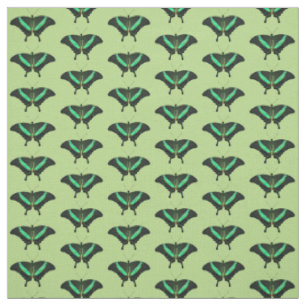 Emerald Swallowtail Butterfly Fabric (Green)