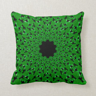 Emerald Throw Pillow