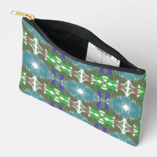 Emerald Tide Kaleidoscope Accessory Pouch