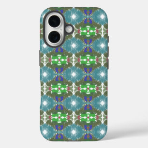 Emerald Tide Kaleidoscope iPhone 16 Case