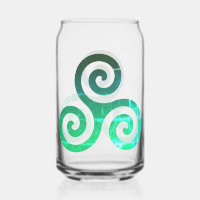 Emerald Triskele Ancient Celtic Symbol