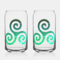 Emerald Triskele Ancient Celtic Symbol