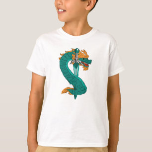 Emerald Wave Dragon Guardian T-Shirt
