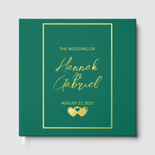 Emerald Wedding Guest Book