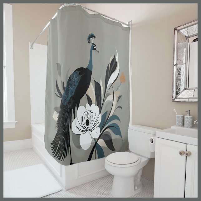 Emerald Whirlwind Shower Curtain (Emerald Whirlwind Shower Curtain
)
