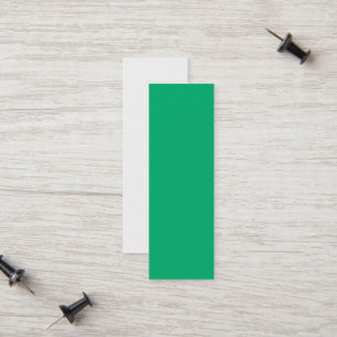 Emerald + White Custom Calling Card