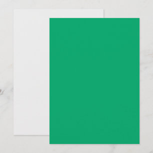 Emerald & White Custom Flat Program Programme