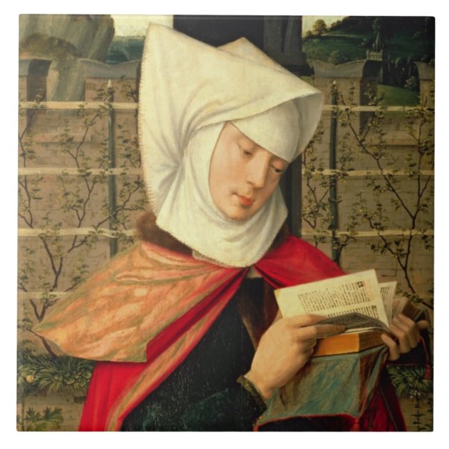 Emerency, the mother of St. Anne, panel from the e Tile (Front)