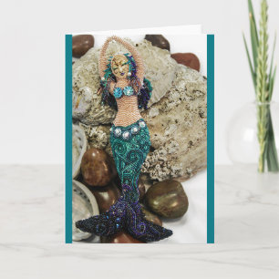 Emergence the Mermaid Blank Note Card