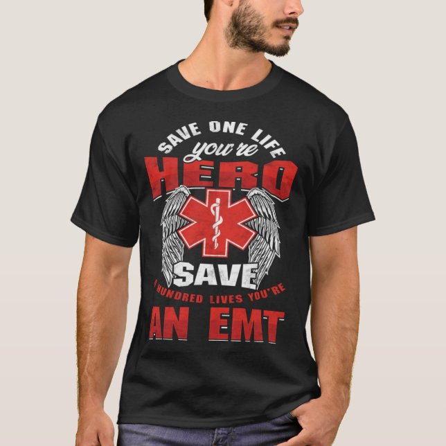 Emergency Assistant Paramedic Emergency Service    T-Shirt (Front)