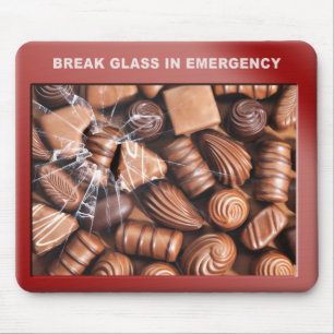 Emergency Chocolate Mouse pad