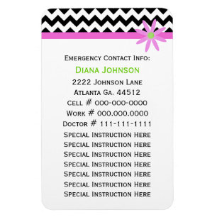 Emergency Contact: Babysitter Premium Magnet