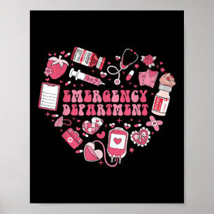 Emergency Department Ativan Heart Er Nurse Valenti Poster