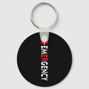 Emergency Department Emergency Room Nurse ER Nurse Key Ring
