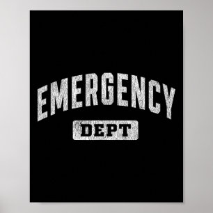 Emergency Department Er Doctor Physician Nurse Poster
