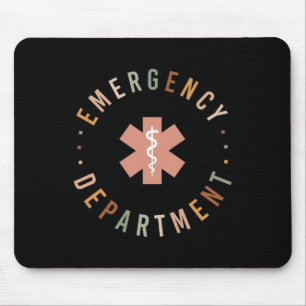 Emergency Department Er Ed Emergency Room Nurse Tr Mouse Pad