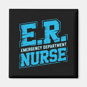 Emergency Department Er Nurse Gift Paramedic Magnet