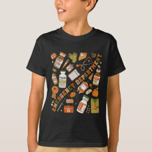 Emergency Department Fall Halloween Er Nurse Emerg T-Shirt