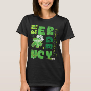Emergency department nurse saint patrick's day er T-Shirt
