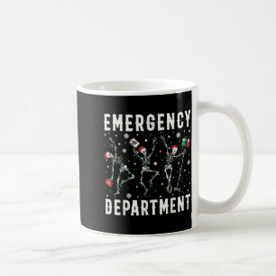 Emergency Department Nurse Skeleton Dancing Christ Coffee Mug
