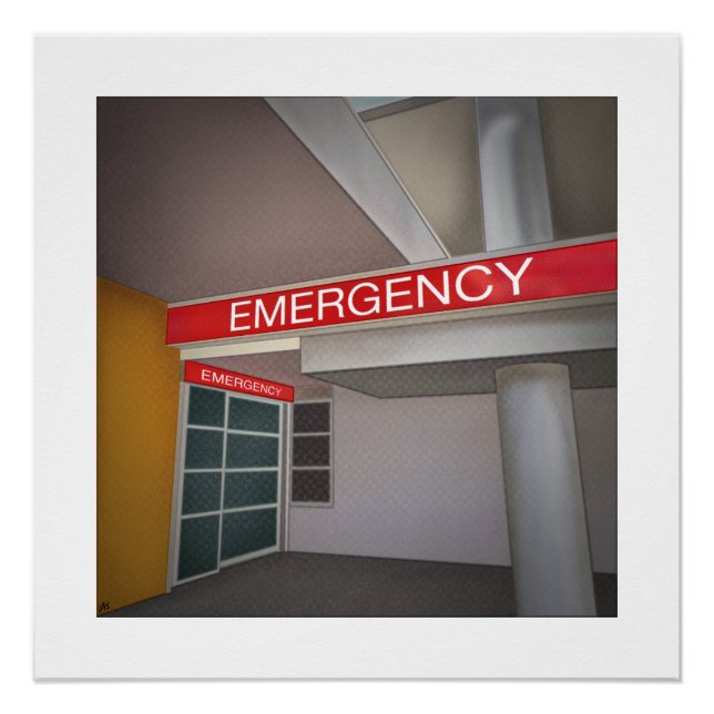 Emergency Department Poster (Front)