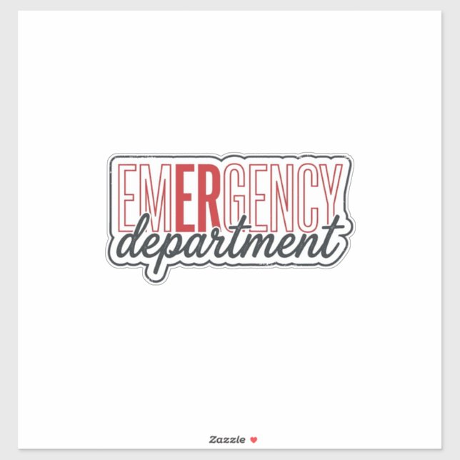Emergency Department Typography Shirt Design_1 (Sheet)