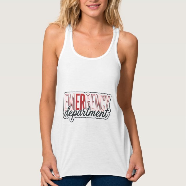 Emergency Department Typography Shirt Design_1 (Front)