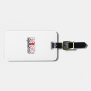 Emergency Department Typography Shirt Design_1 Luggage Tag