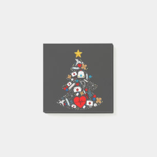 Emergency Department Xmas Tree Nurse Post-it Notes