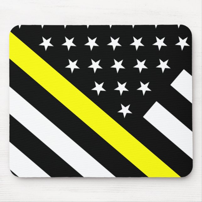 Emergency Dispatcher Flag Mouse Pad (Front)