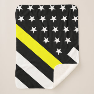 Emergency Dispatcher Flag Sherpa Blanket