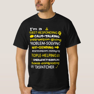 Emergency Dispatcher - Thin Yellow Line Dispatcher T-Shirt