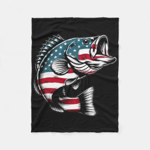 Emergency Er Ed Nurse American Flag Independence D Fleece Blanket