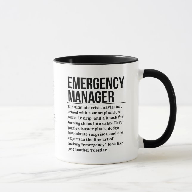 Emergency Manager Mug (Right)