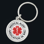 Emergency Medical Alert First Aid Medical Bag Key Ring<br><div class="desc">Emergency Medical Alert First Aid Medical Bag Keychain is for carrying essential medications or medical kits,  and ensuring that you or anybody like a teacher,  a coworker,  or a bystander can easily find your medical bag the moment it is needed.</div>