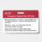 Emergency Medical Alert ID Card Custom