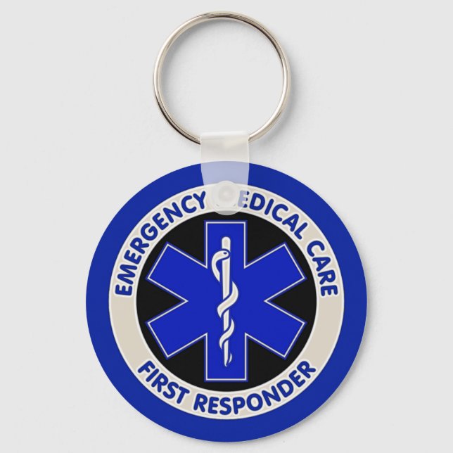 Emergency Medical Care First Responder Key Ring (Front)
