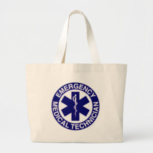 EMERGENCY MEDICAL TECHNICIANS EMT LARGE TOTE BAG