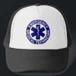 EMERGENCY MEDICAL TECHNICIANS EMT TRUCKER HAT<br><div class="desc">EMERGENCY MEDICAL TECHNICIANS EMT</div>