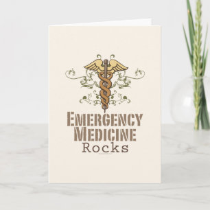 Emergency Medicine Rocks Greeting Card
