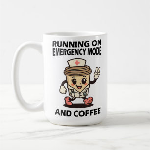 Emergency Mode Active – Fuelled by Coffee Mug