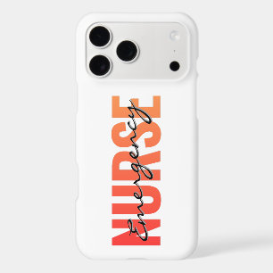 Emergency Nurse Bold Typography Design