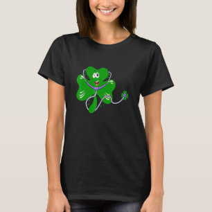 Emergency Nurse Squad Nursing St Patrick Day Gnome T-Shirt
