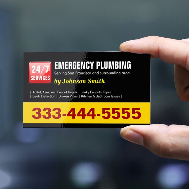 Emergency Plumbing Call - Plumber Fridge Magnet (Creator Uploaded)