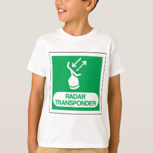 Emergency Radar Transponder Safety Sign T-Shirt