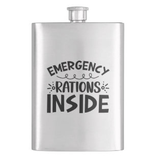 Emergency Rations Inside Hip Flask